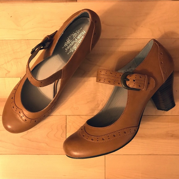 hush puppies mary jane heels